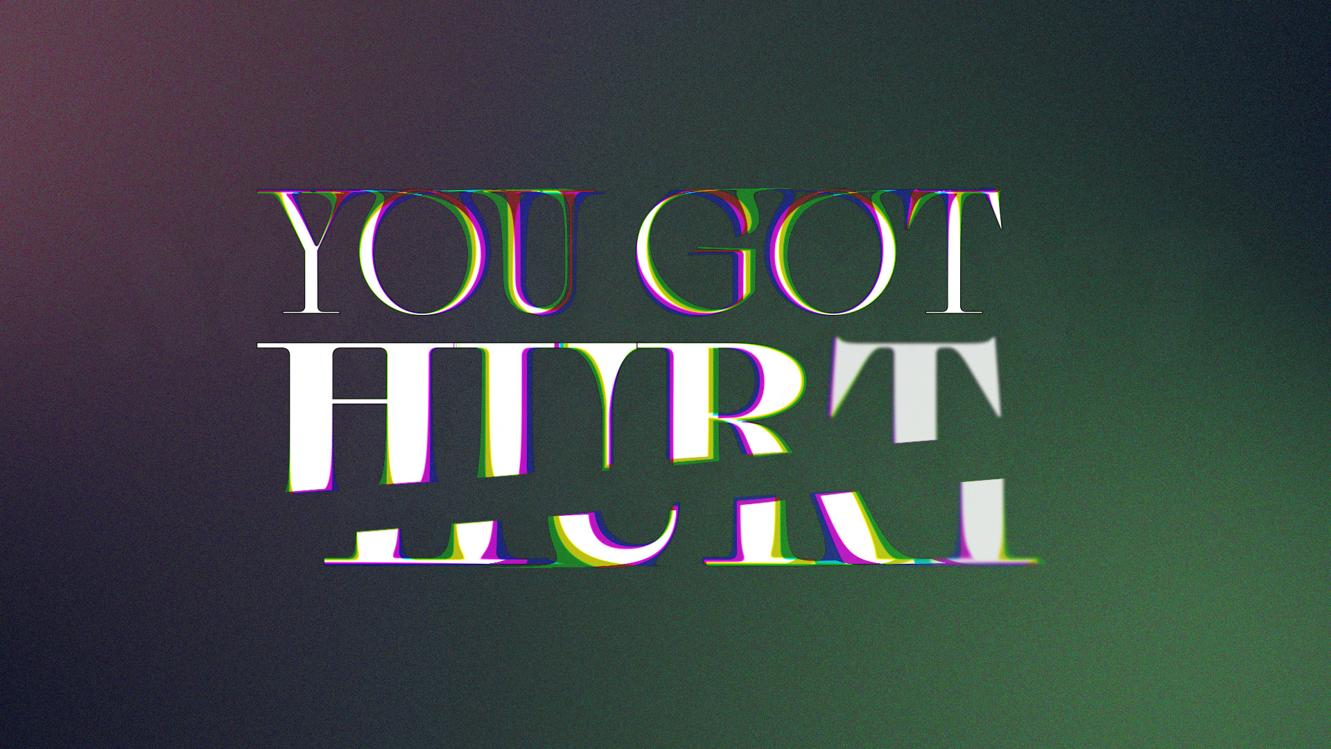 Kinetic Typography Frame 1