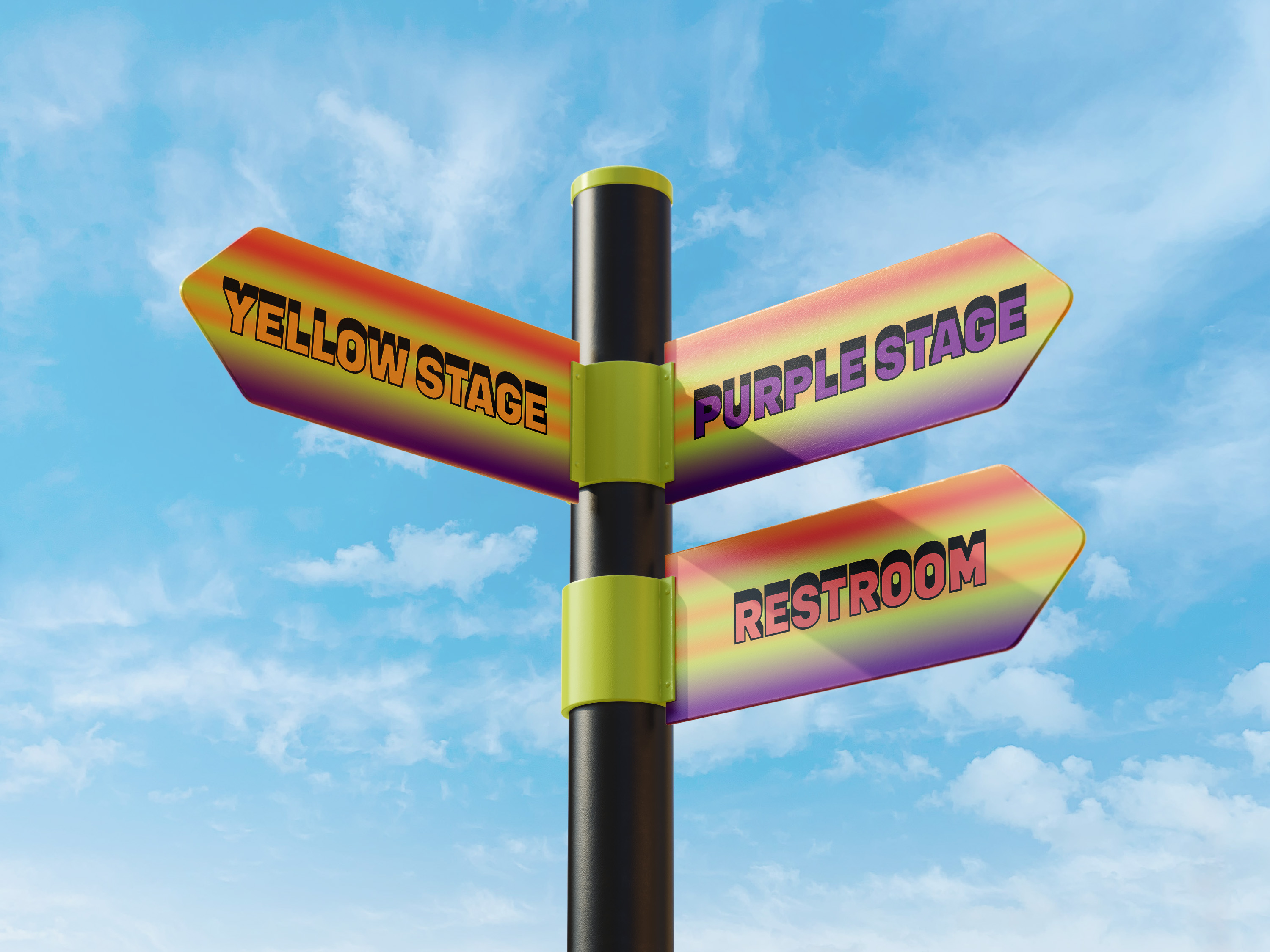 Festival Direction Signs