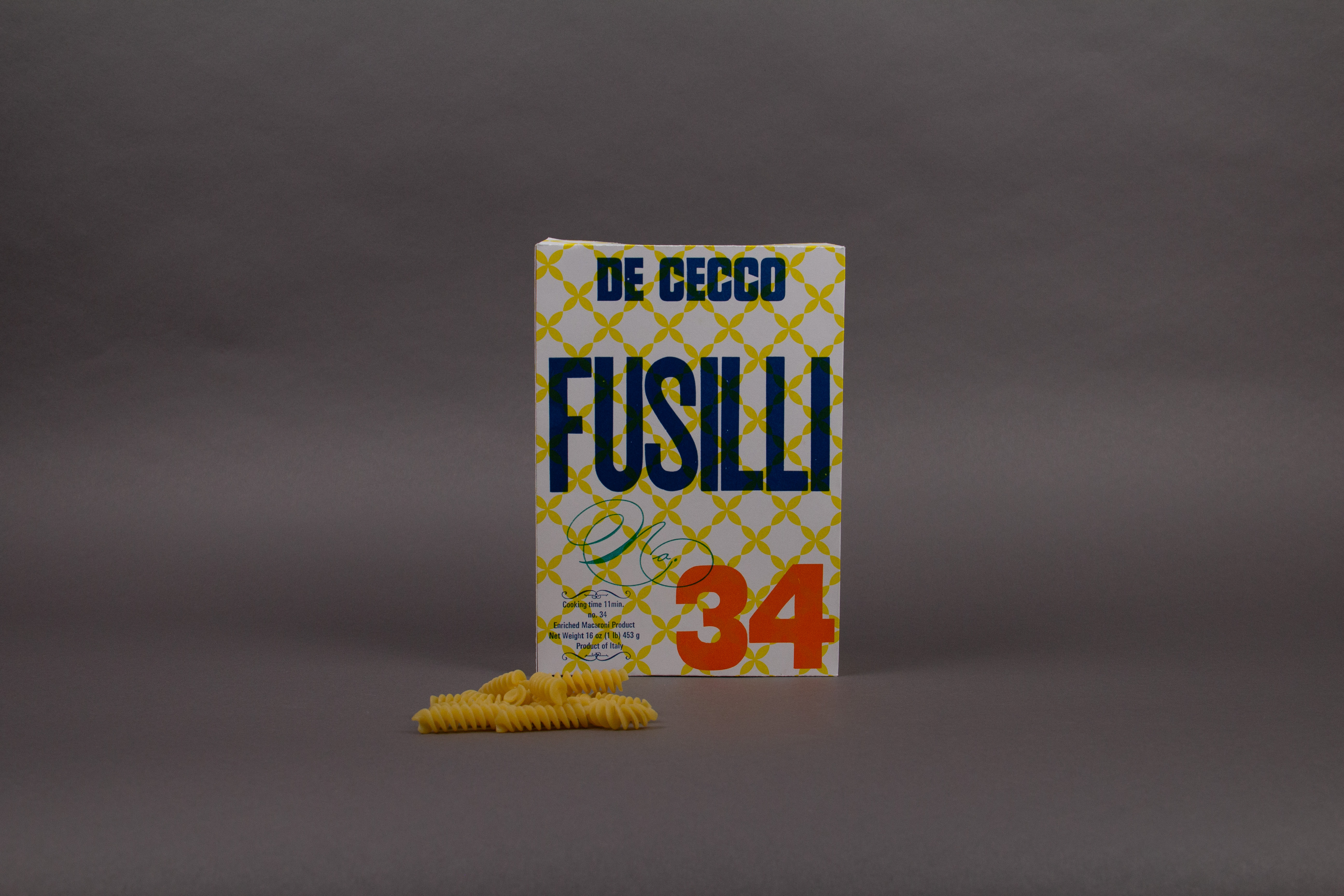 De Cecco Fusilli Pasta Box