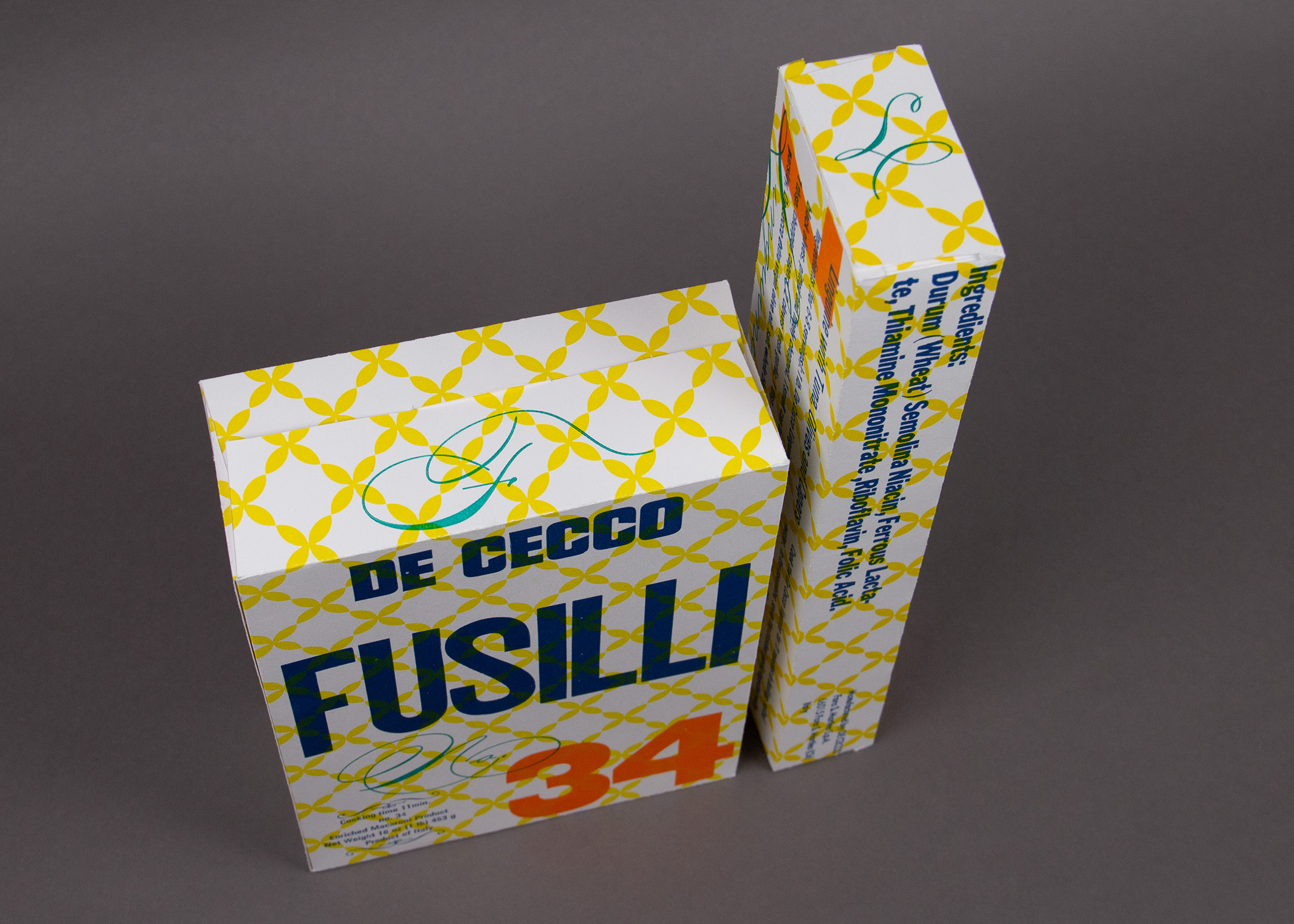 De Cecco Pasta Box Detail